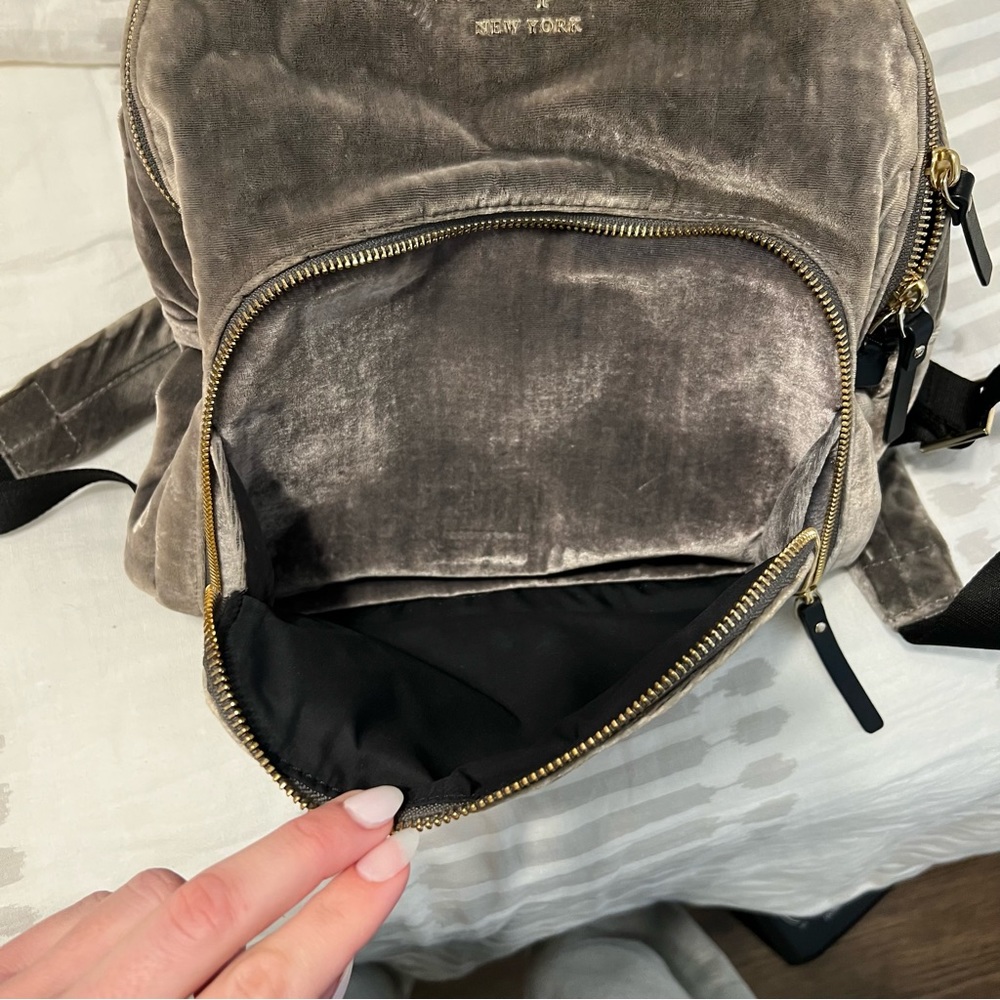 Kate Spade Velvet Backpack - Picture 4 of 7